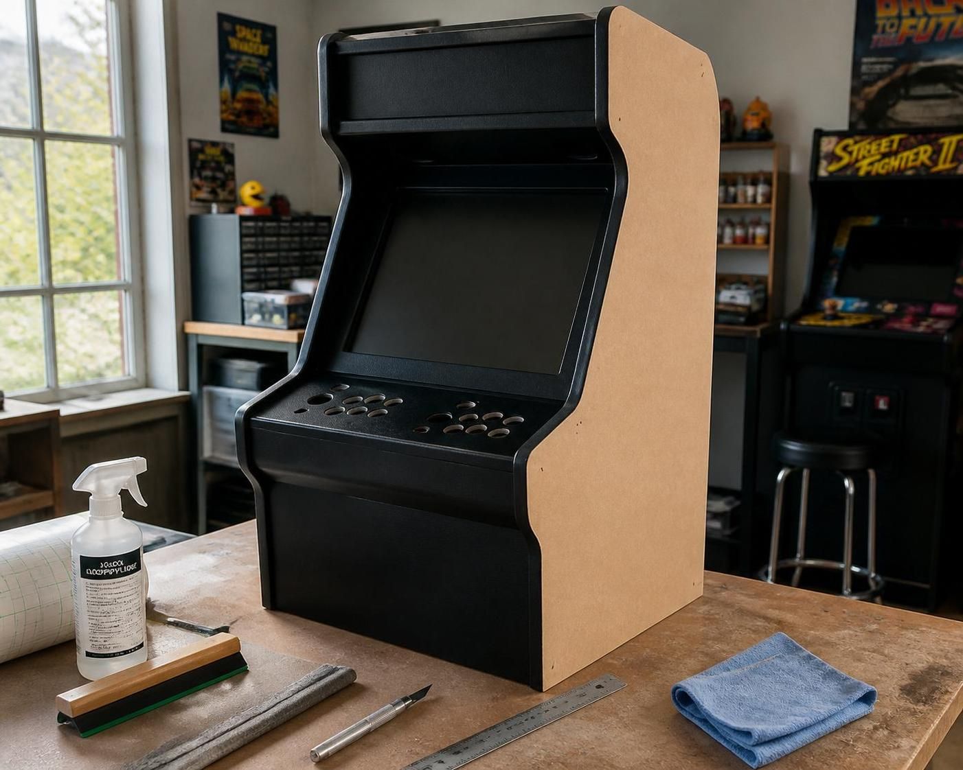 découvrez comment poser un side-art et relooker votre borne d'arcade facilement grâce à nos conseils pratiques pour une décoration unique et personnalisée.