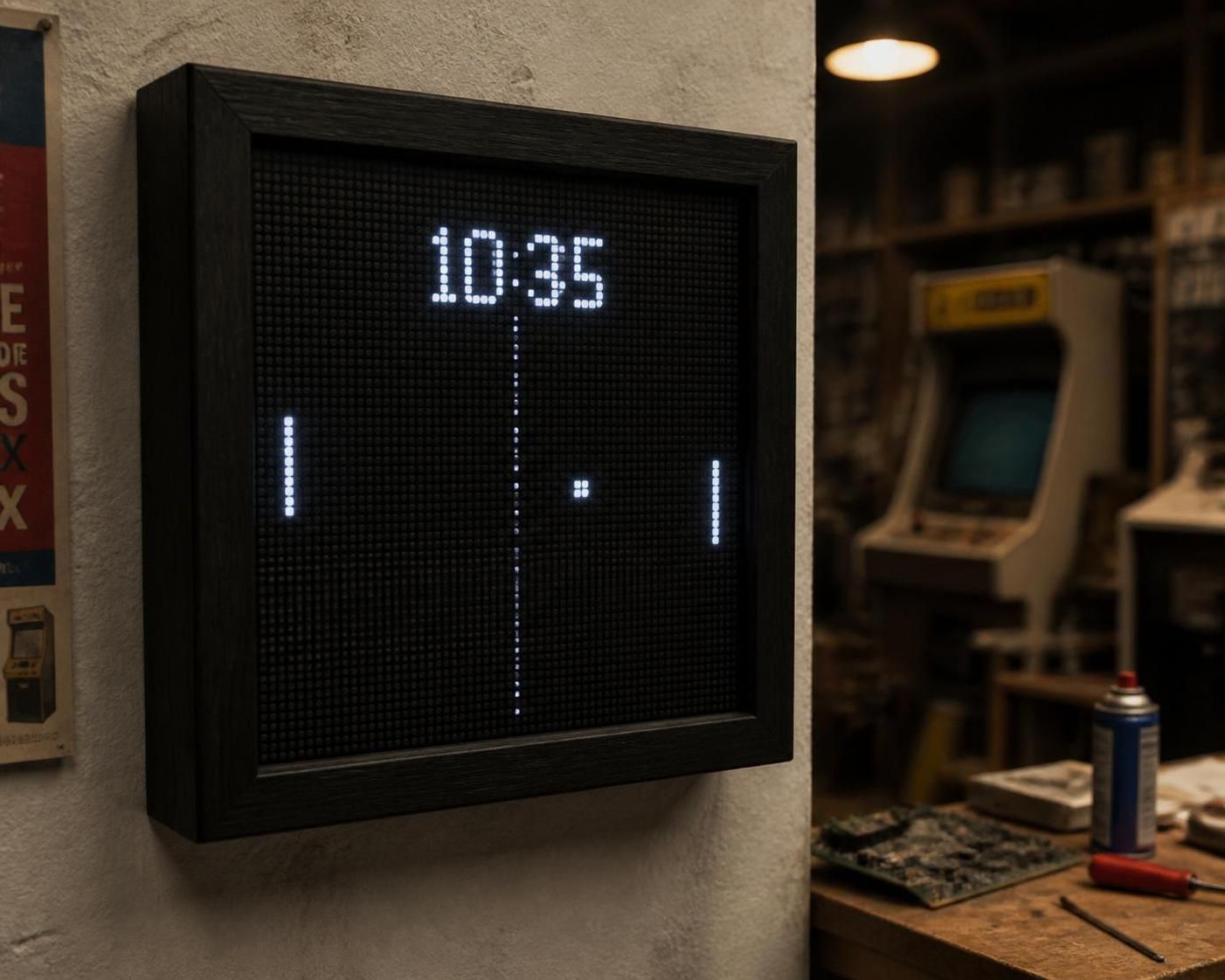apprenez à fabriquer une horloge pong maison grâce à notre tutoriel diy détaillé pas à pas, idéal pour les passionnés de déco et de jeux rétro.